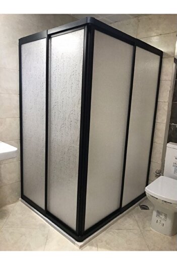 ERİKMANN 100x100 Siyah Duşkabin