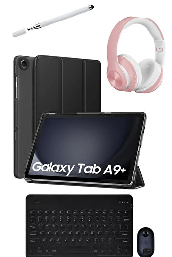 Samsung Galaxy Tab A9 Plus sm_x210 11 inç 8gb 256gb tablet +kılıf+klavye+mouse+wıreless kulaklık