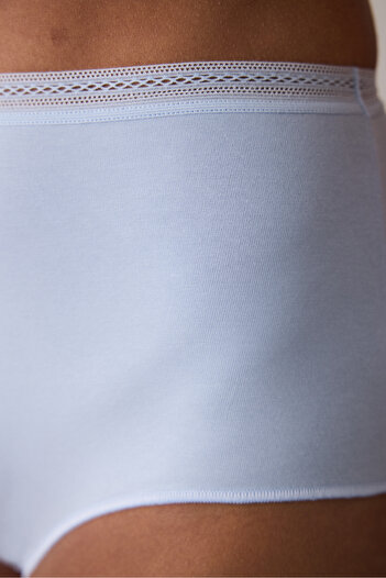 Penti Light Blue Easy Cotton High Waist Panties
