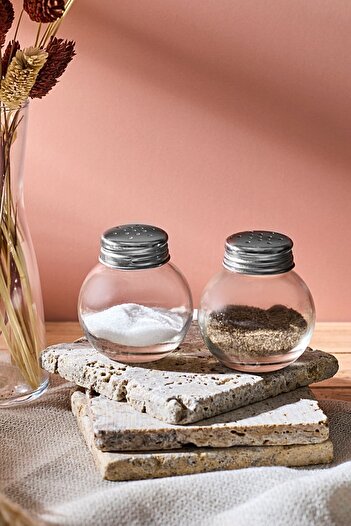 Perotti Salty Glass 2-Piece Salt Shaker - 50ml
