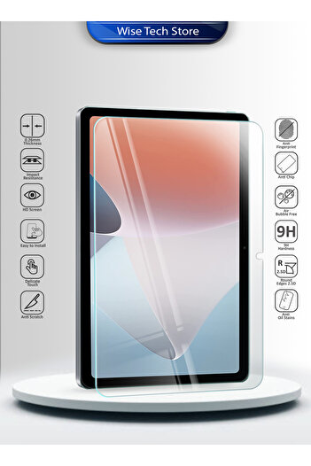 Wtech Oppo Pad Air 2022 (11.0 inch) Premium Series Curved Edges Tempered Glass 2 Pack- Clear
