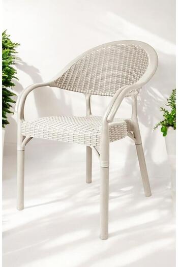 nar sokağı Bambu 90x150 Cm Camsız Rattan Bahçe Balkon Masa Takımı