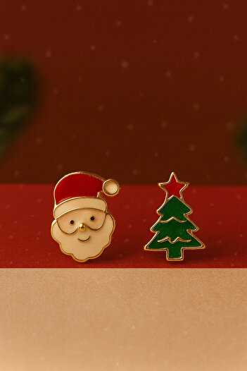 Jaida Moda Women's Christmas Concept Santa Claus Earring