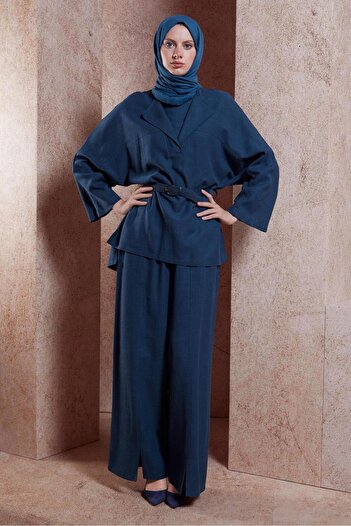 Alvina 44502 model Suit Set with Belt and Pants