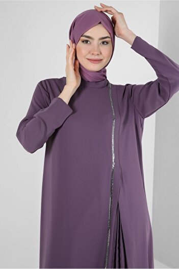 Alvina STONE PRINT DETAILED DOUBLE PANT SUIT 43536