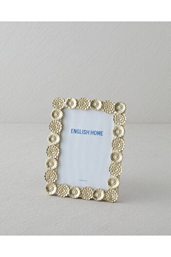 English Home Square Frame 13X18 cm Beige