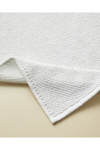 English Home Sandy Stripe Cotton Foot Towel 50X70 cm White