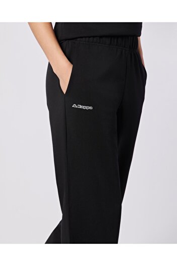 Kappa Jendy Pants Kadın Siyah Comfort Fit Eşofman Altı