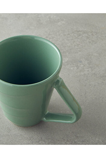 English Home Twisty Seramik Kupa 255 ml Yeşil