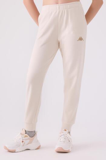 Kappa Della Girl Beige Regular Fit Sweatpants