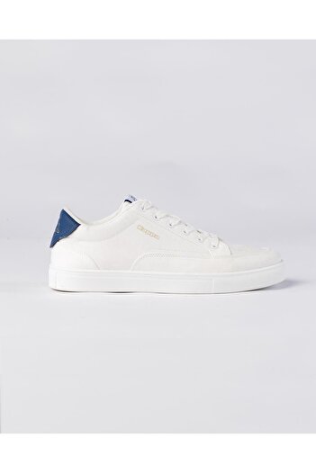 Kappa Sonnie Erkek Beyaz-Lacivert Regular Fit Sneaker