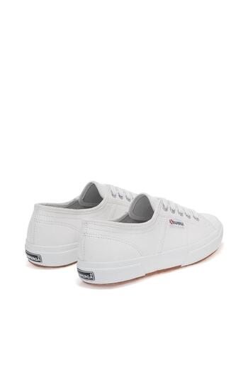 Superga 2750 Tumbled Leather Unisex Beyaz Sneaker