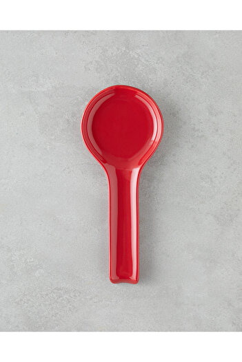 Hecha Ceramic Spoon Rest 27 cm Red