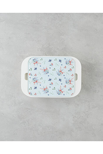 English Home Artistic Garden Melamine 4-Piece Breakfast Set 30X21 cm Colorful