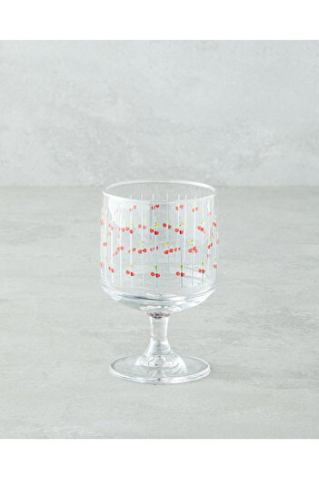 English Home Cherries Orange 3 Cup - Ice Cream Bowl 300 ml Red