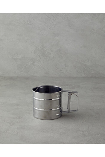 English Home Rowena Stainless Steel Flour Sieve Kitchen Utensil 10 cm Gray