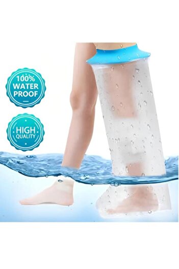 fun zone Waterproof Cast Cover Long Leg Child For Shower Bath, Wound Barrier Bandage Protector
