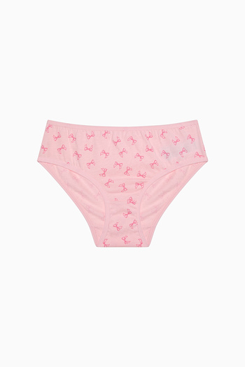 Penti Girl's Colorful Bows 5-Piece Multicolor Slip Panties