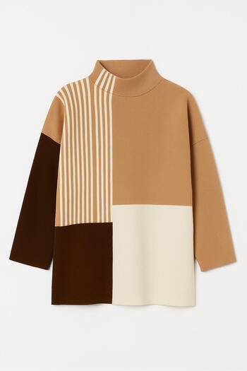 Touché Privé VERTICAL COLLAR Knitwear TUNIC