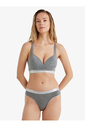 Blackspade Silver 1620 Gray Melange Women's Slip Panties