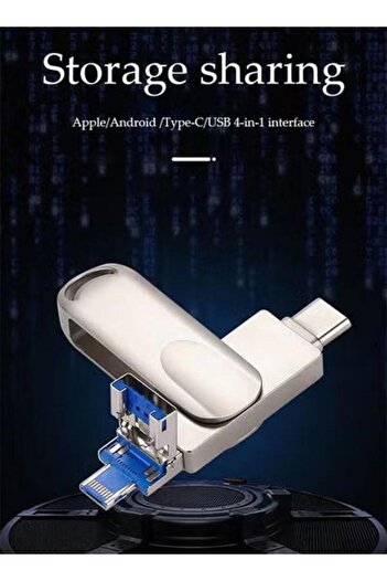 fun zone محرك أقراص فلاش USB 3.0، ذاكرة معدنية متعددة الوظائف من النوع C، سعة 64 جيجابايت