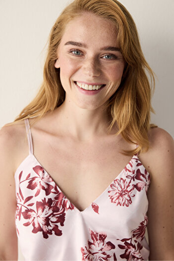 Penti Naya Satin Pink Tank Top