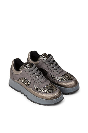 Deery Kadın Gri Sneaker Ayakkabı