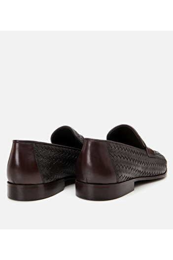 Hotiç Erkek Deri Kahverengi Yumuşak Dokulu Klasik Loafer
