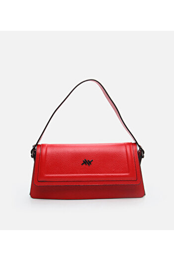 Hotiç Genuine Leather Red Women's Bag