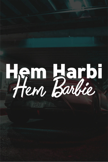 Pixel 20 X 7 cm Both Harbi and Barbie Auto Sticker Car Glass Sticker