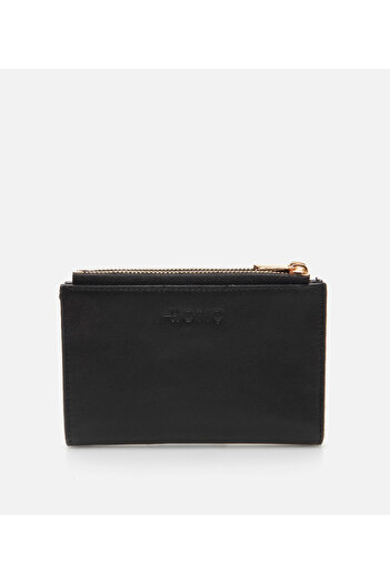 Hotiç Women's Leather Black Wallet