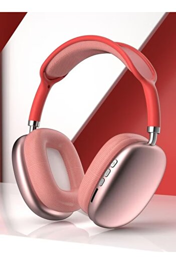 Generic P9 Bluetooth Over-Ear Headphones Red