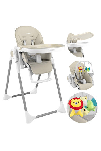 eGROW eGROW® PRIME 3in1 Baby and Child High Chair, 6-36 months, foldable, height adjustable