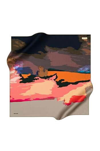 Pierre Cardin Silk Tivil Scarf 7436438-931