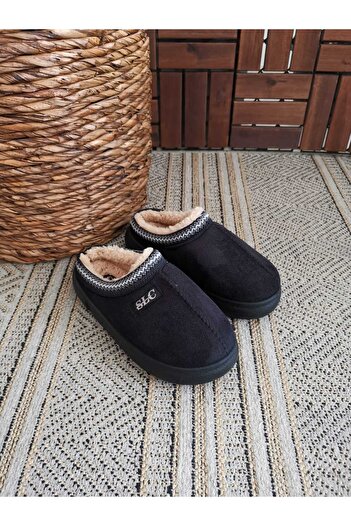 Behtah Kundura Women's Thick-Soled Fur Lined Warm Lined Winter Saddle Indoor Outdoor Indoor Slippers Street Fashion