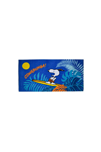 SNOOPY Cowabunga bath towel, beach towel 70x140cm