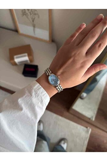 RoseandRoses Aria Vintage Model Women's Wristwatch Silver (Blue Dial)