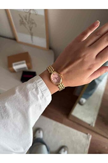 RoseandRoses Aria Vintage Model Women's Wristwatch Gold (Pink Dial)