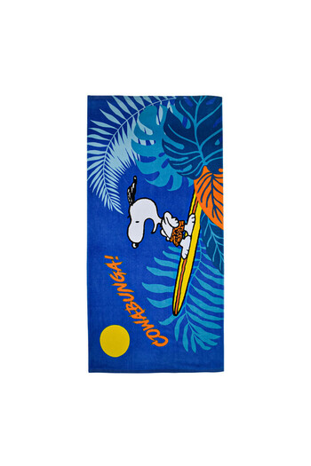 SNOOPY Cowabunga bath towel, beach towel 70x140cm
