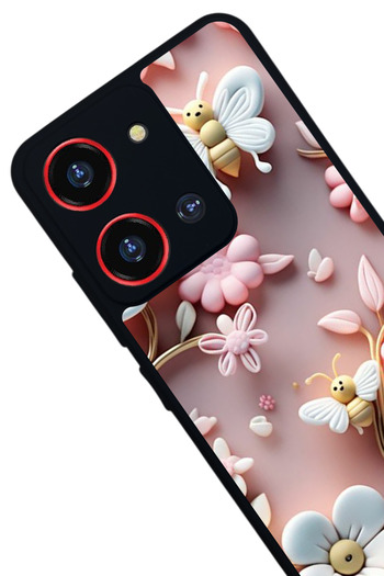 Reeder S19 Max Pro S Zoom Compatible Printed, Matte Black, Soft Silicone, Protective, Shock Absorbing Cover, Case