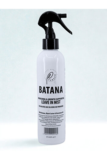 Perevo Leave-In Spray with Batana Oil, Castor & Rosemary, Silicone-free, paraben-free, PEREVO, 237 ml