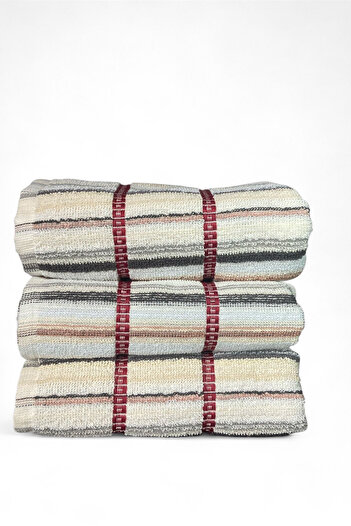 Mokita Home 3-Piece 100% Cotton 40X80 cm Towel Set