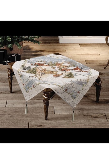 MYHOMEGOBLEN Tapestry Coffee Table Cover 80X80