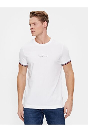 Tommy Hilfiger Plus Μπλουζάκι με λογότυπο TommyHilfiger από οργανικό βαμβάκι