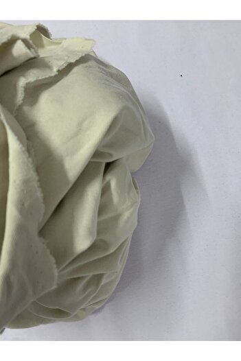 Yiğit Kumaş Κρεμ ελαστικό χτενισμένο βαμβακερό ύφασμα, Τεμάχιο 130x170 cm