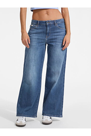 Guess Jeans Women Blue Regular Fit Jean W5Ya0Id0021-Gjgm