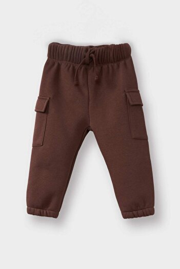 DeFacto Baby Boy 2-Piece Set Printed Half-Zip Sweatshirt Sweatpants G1126A525Wn