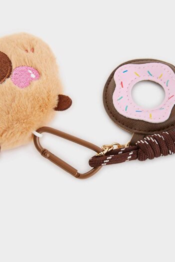 DeFacto Women's Squirrel Themed Charm Keychain F7847Axns