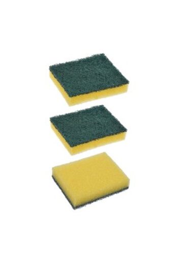 Scotch Brite Green Kitchen Sponges - 3 Pieces