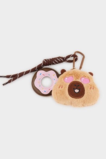 DeFacto Women's Squirrel Themed Charm Keychain F7847Axns
